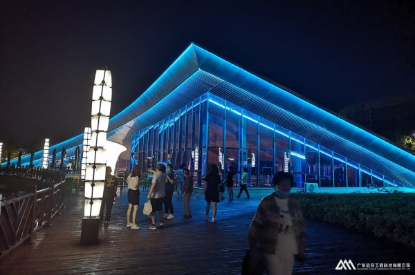 奎屯潤民河公園--月亮島亮化工程